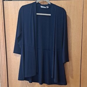 Susan Graver Midnight Blue Cardigan